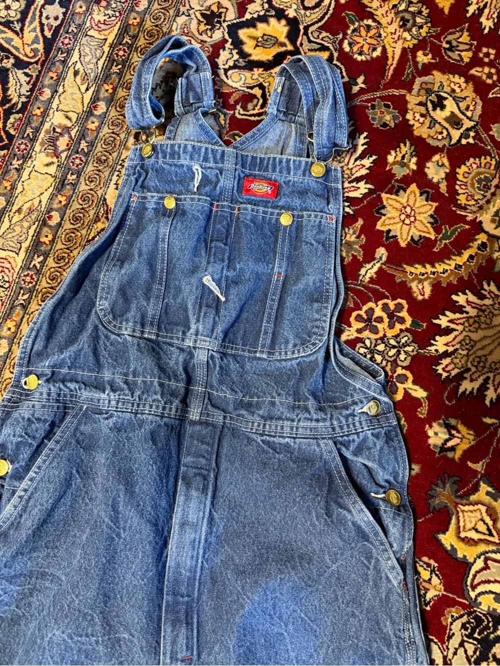 Dickies Dark Blue Denim Carpenter Overalls